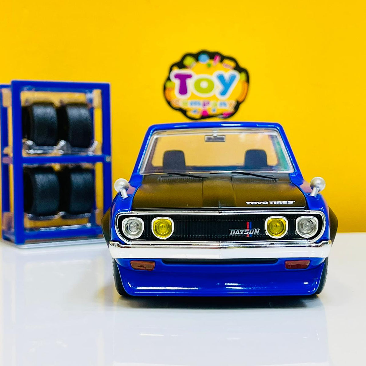 Diecast 1972 Datsun 620 Pickup Truck With Toyo Tires