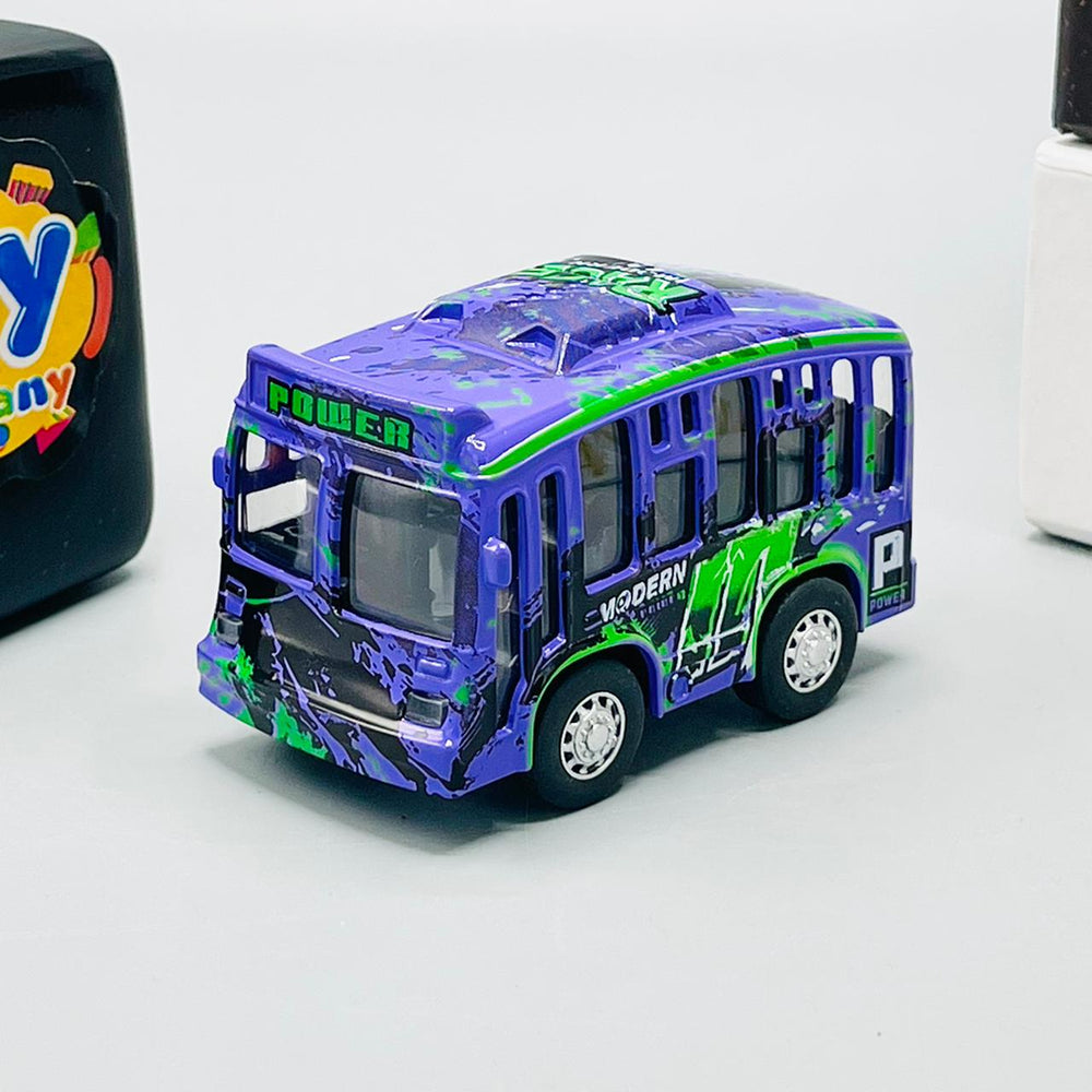 1:36 Diecast R1 Pullback Mini Model Bus