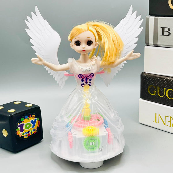 Multi-function Electric Dancing Angel-Gear Structure