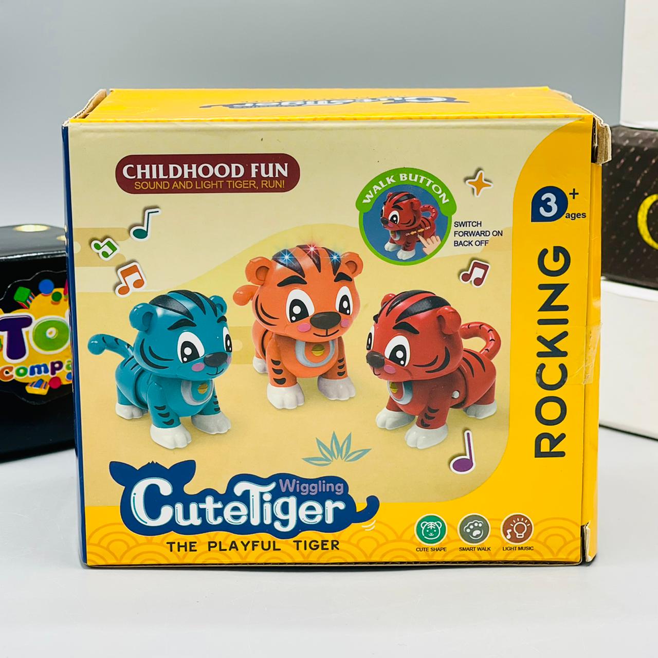 Wiggling Cute Tiger-Light & Sound