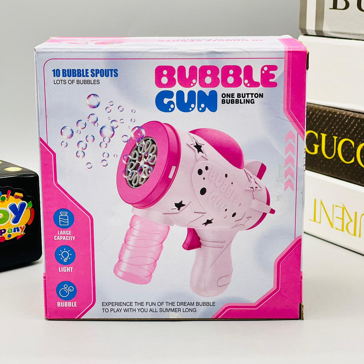 Lovely Exterior Bubble Gun Machine