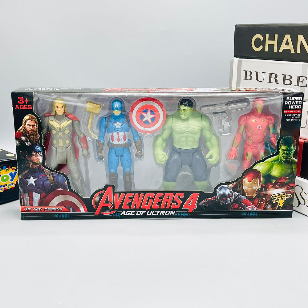 Avengers Super Power Hero-Pack Of 4
