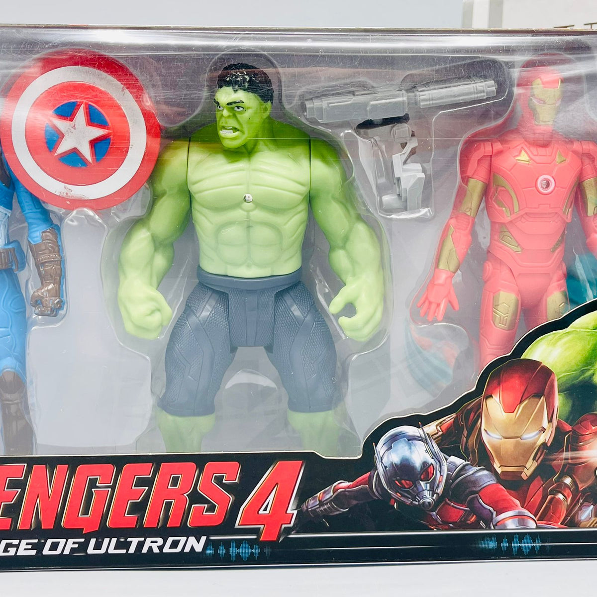 Avengers Super Power Hero-Pack Of 4
