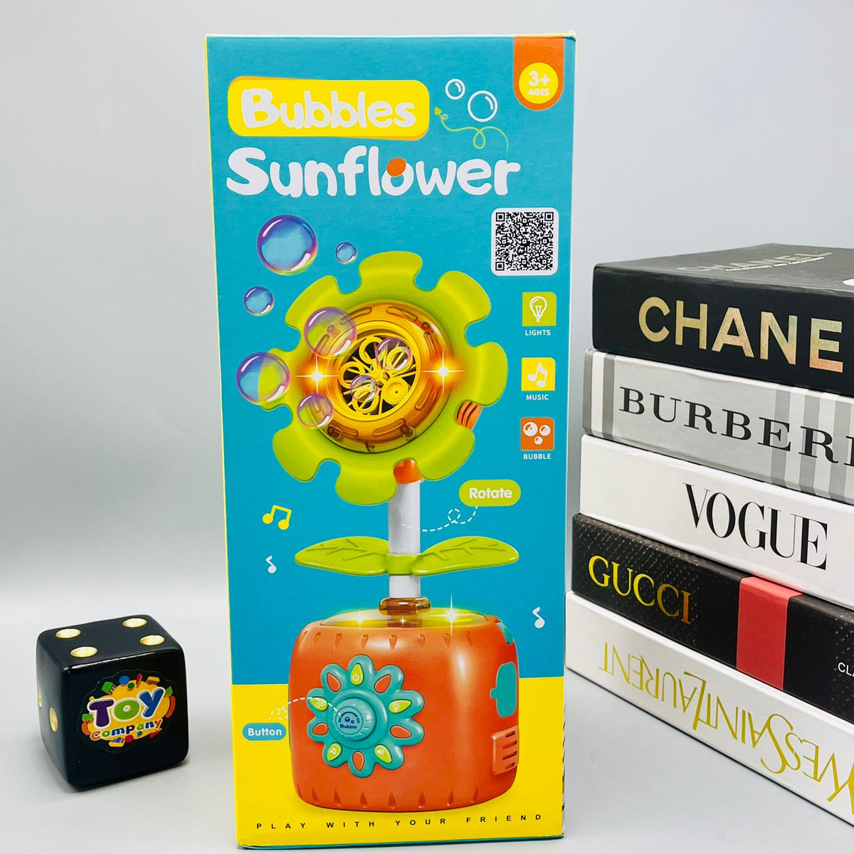 Multi-Function Sunflower Bubble Machine