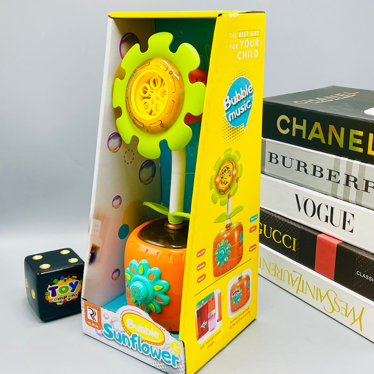 Multi-Function Sunflower Bubble Machine