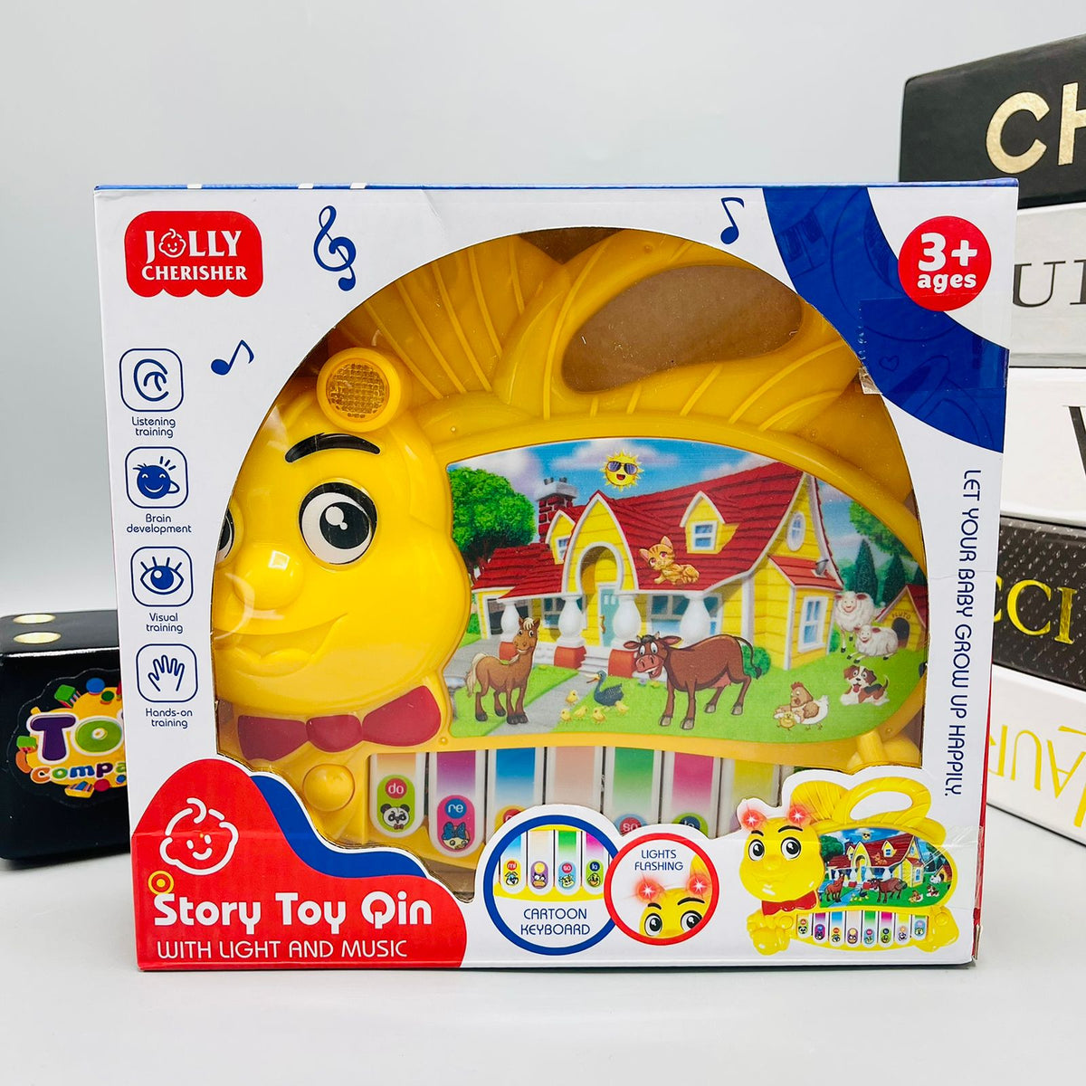 Cute Shape Kids Animal Story Piano Toy