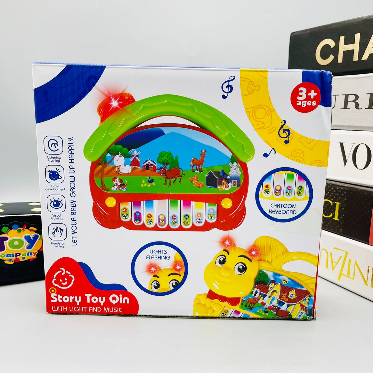 Kids Story Toy Piano With Light & Music