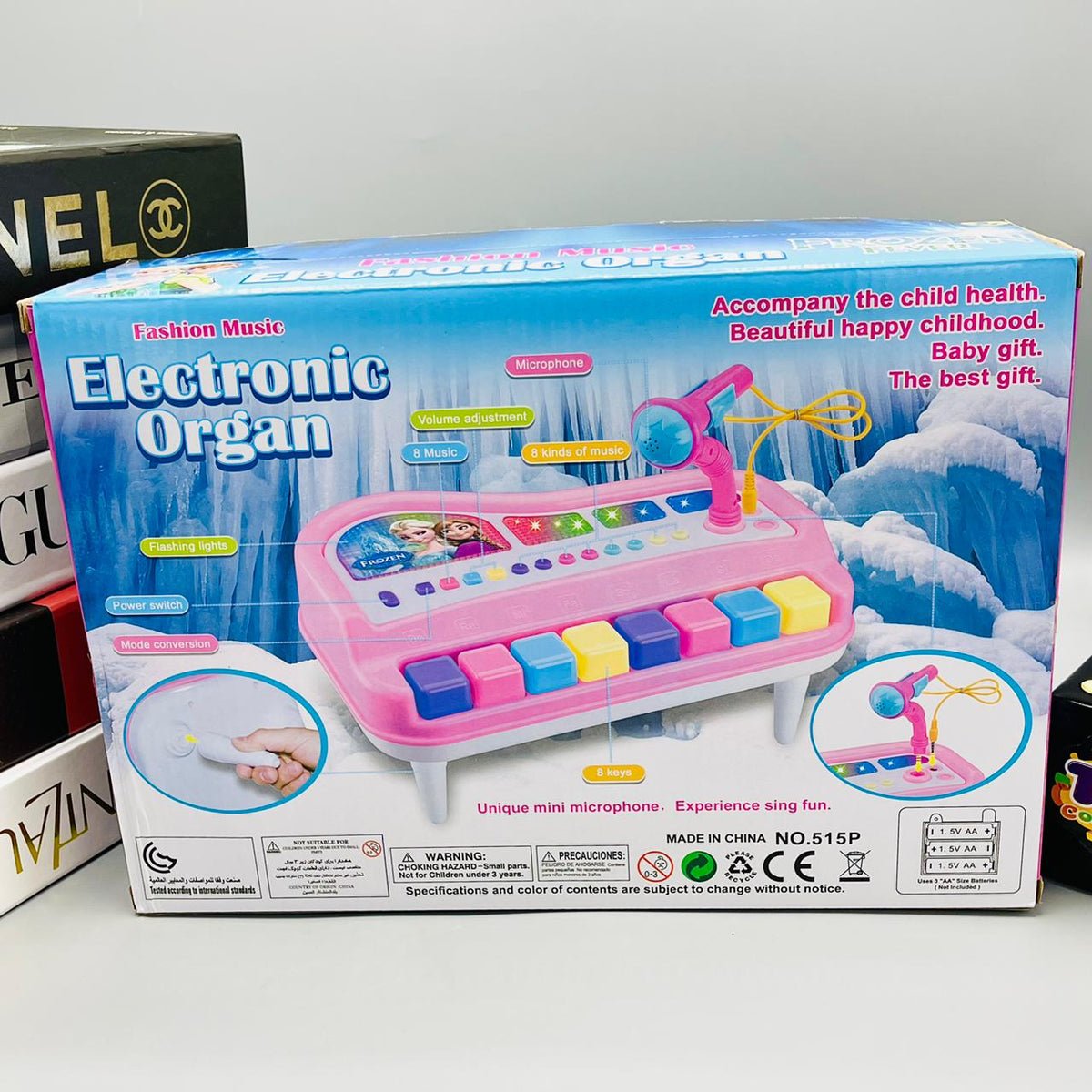 Frozen Fever Electronic Organ Piano With Unique Microphone