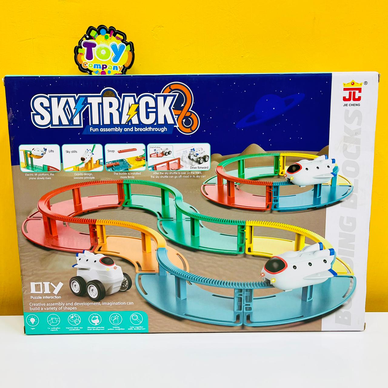 DIY Sky Track Set With Spaceship