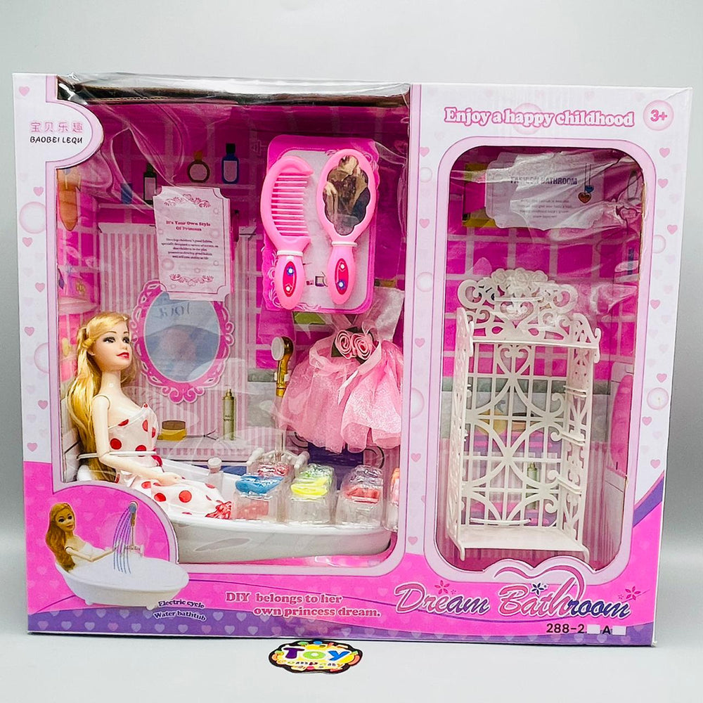 Dream Bathroom With Doll & Accessories