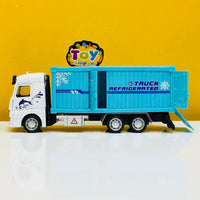 Metal Cabin 6 Wheels Refrigerator Container Truck