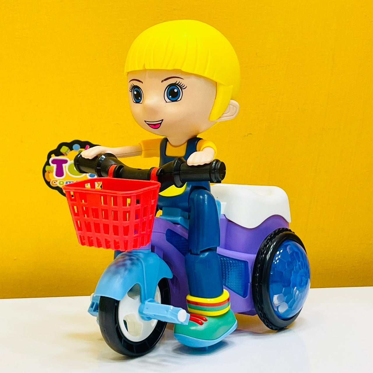 Girl Stunt Tricycle Model Toy Car