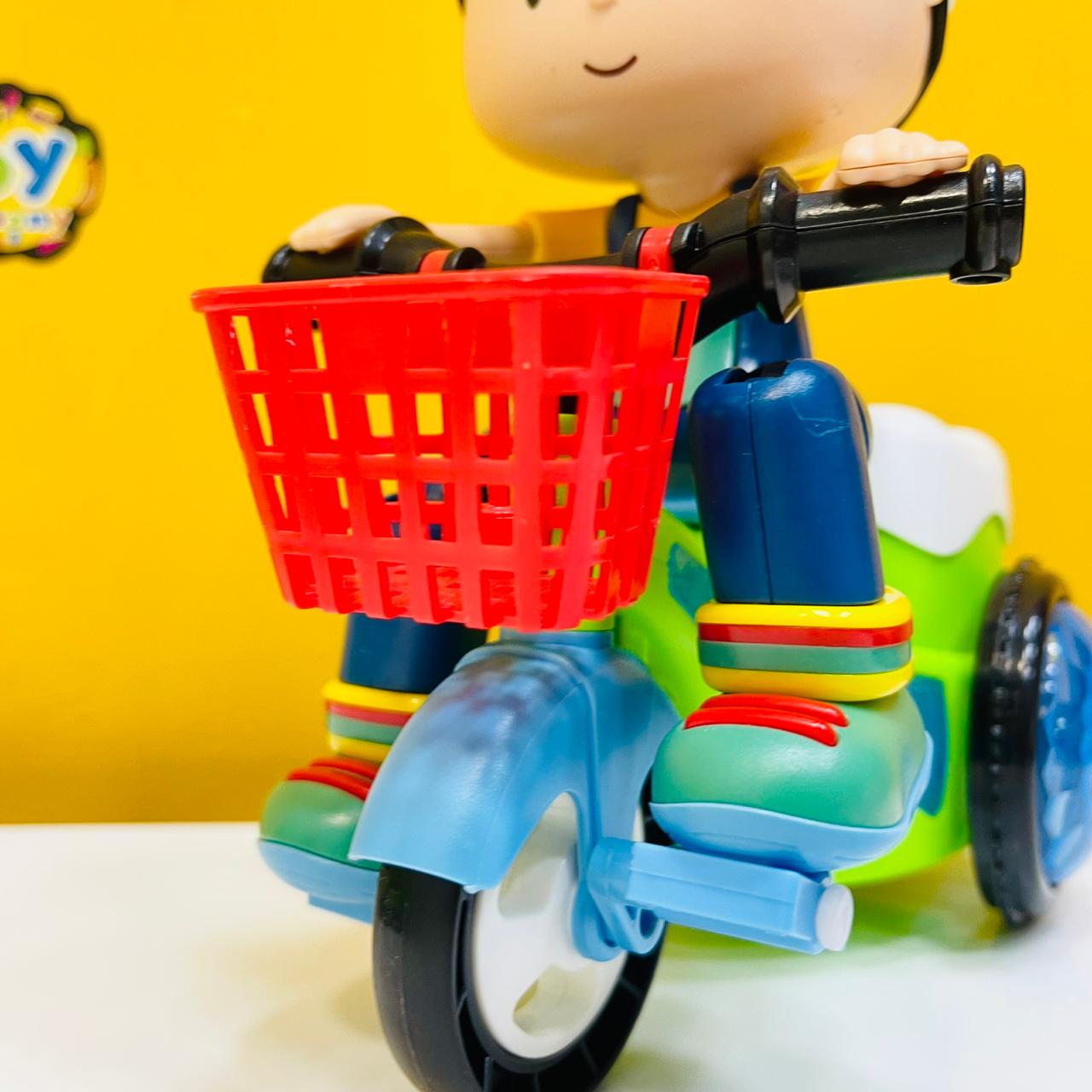 Boy Stunt Tricycle Model Toy Car