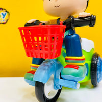 Boy Stunt Tricycle Model Toy Car