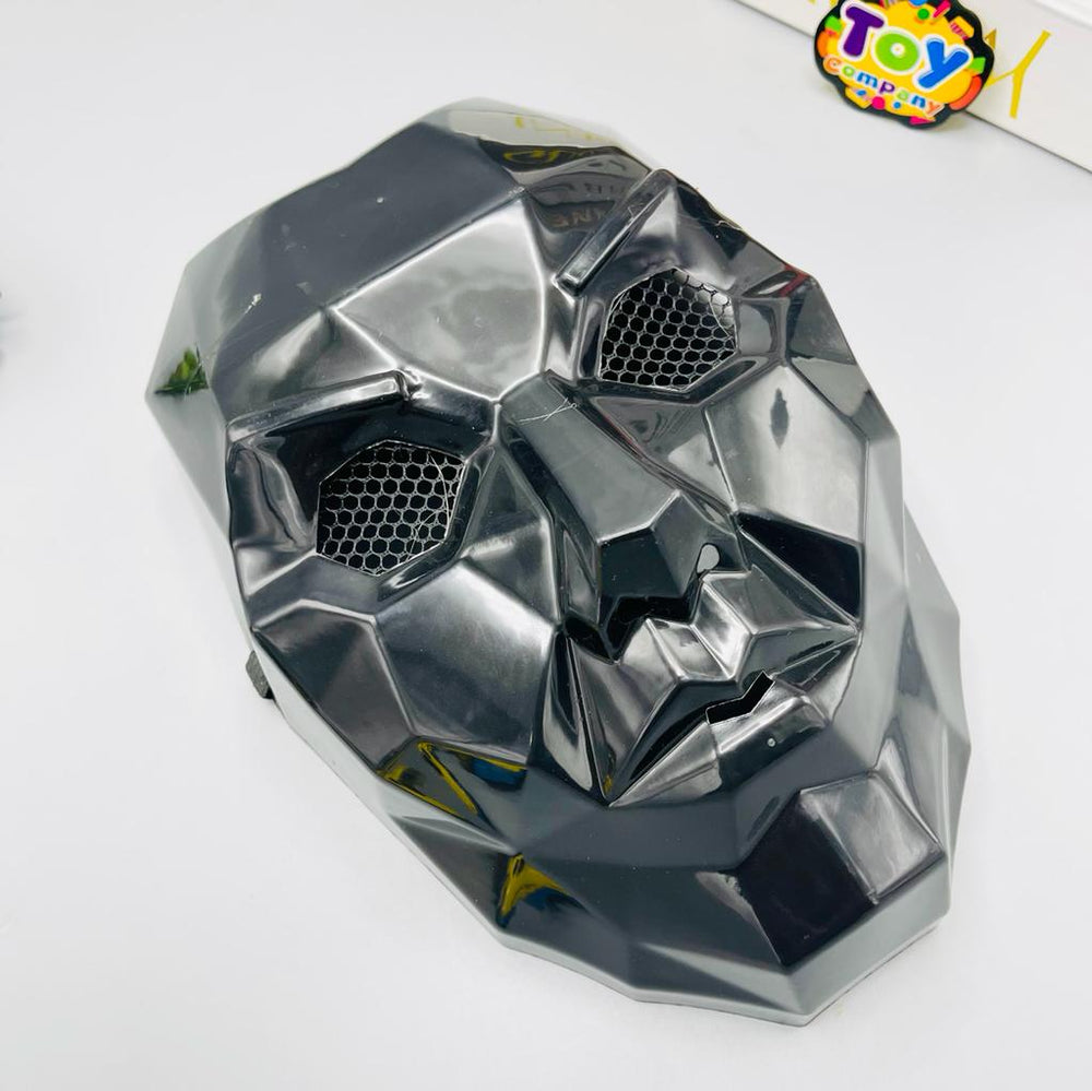 Halloween Black Boos Plastic Mask