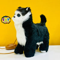 Cute Walking Cat with Remote Control Leash