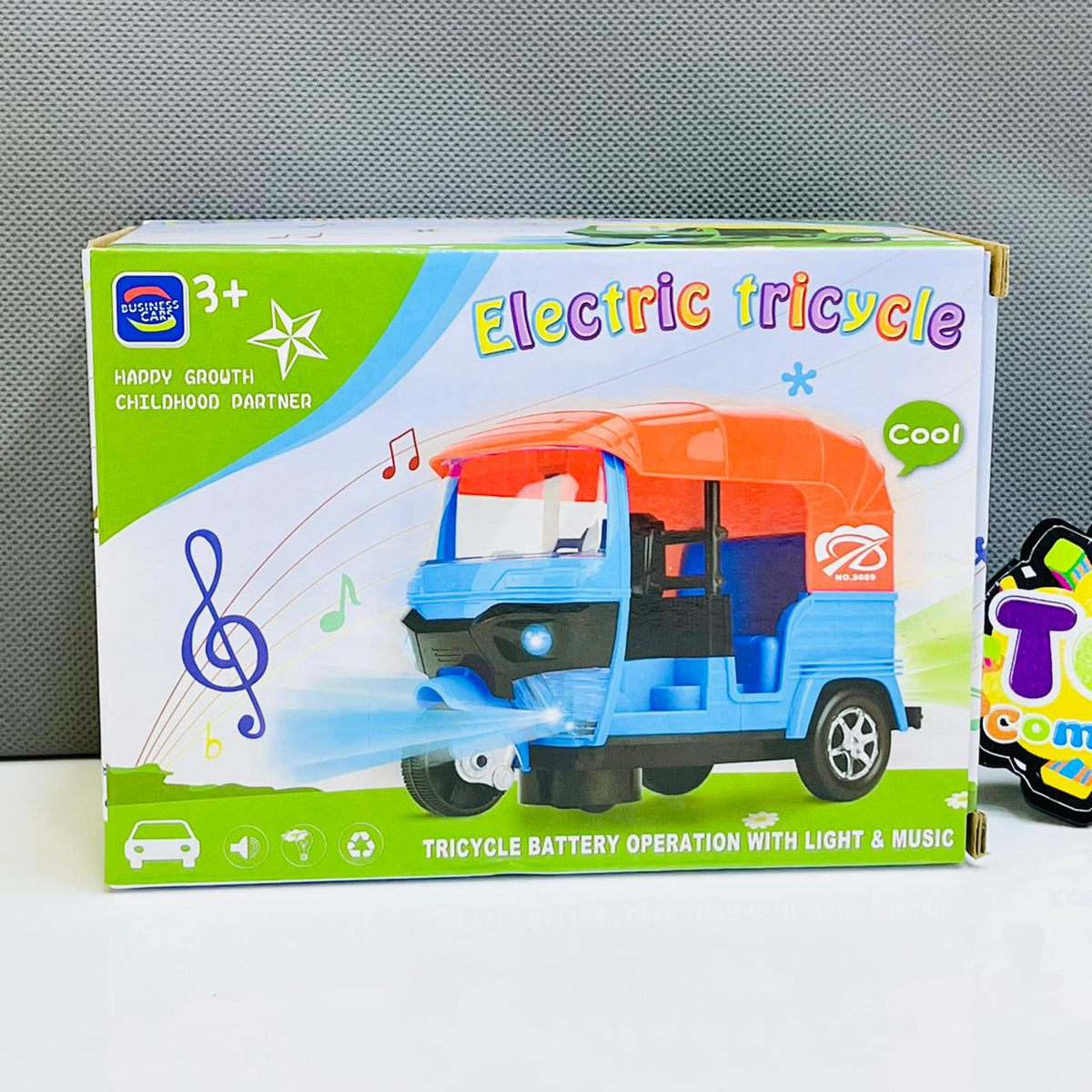 Electric Auto Rickshaw With Light & Sound