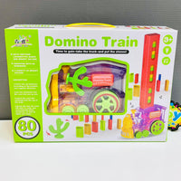 Thumbnail for Domino Electric Train with 80 Pcs Domino