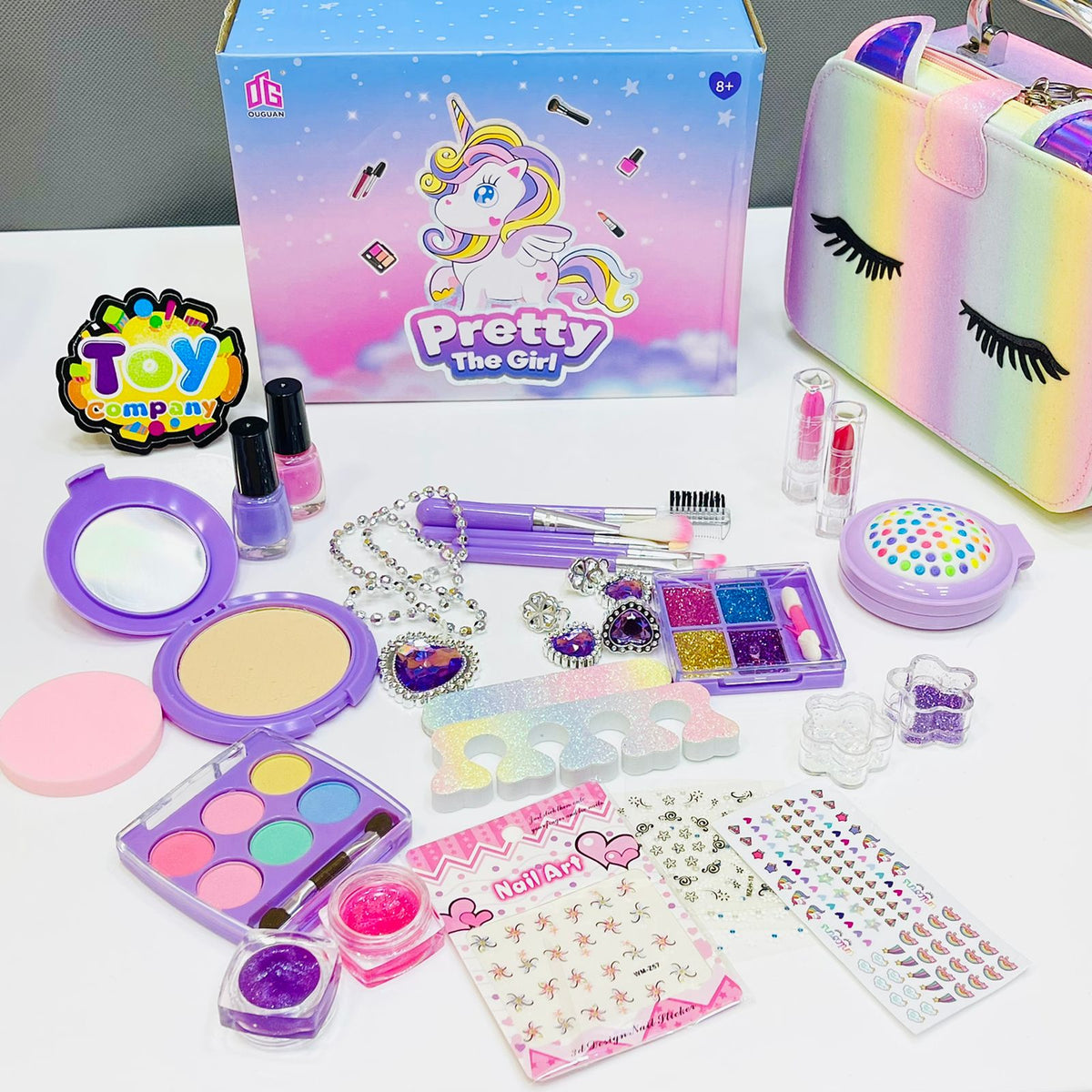 Girls Realistic Makeup Unicorn Style Box