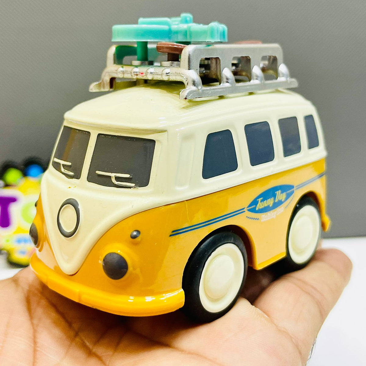 Alloy Inertial Power Holiday Bus-2Pcs