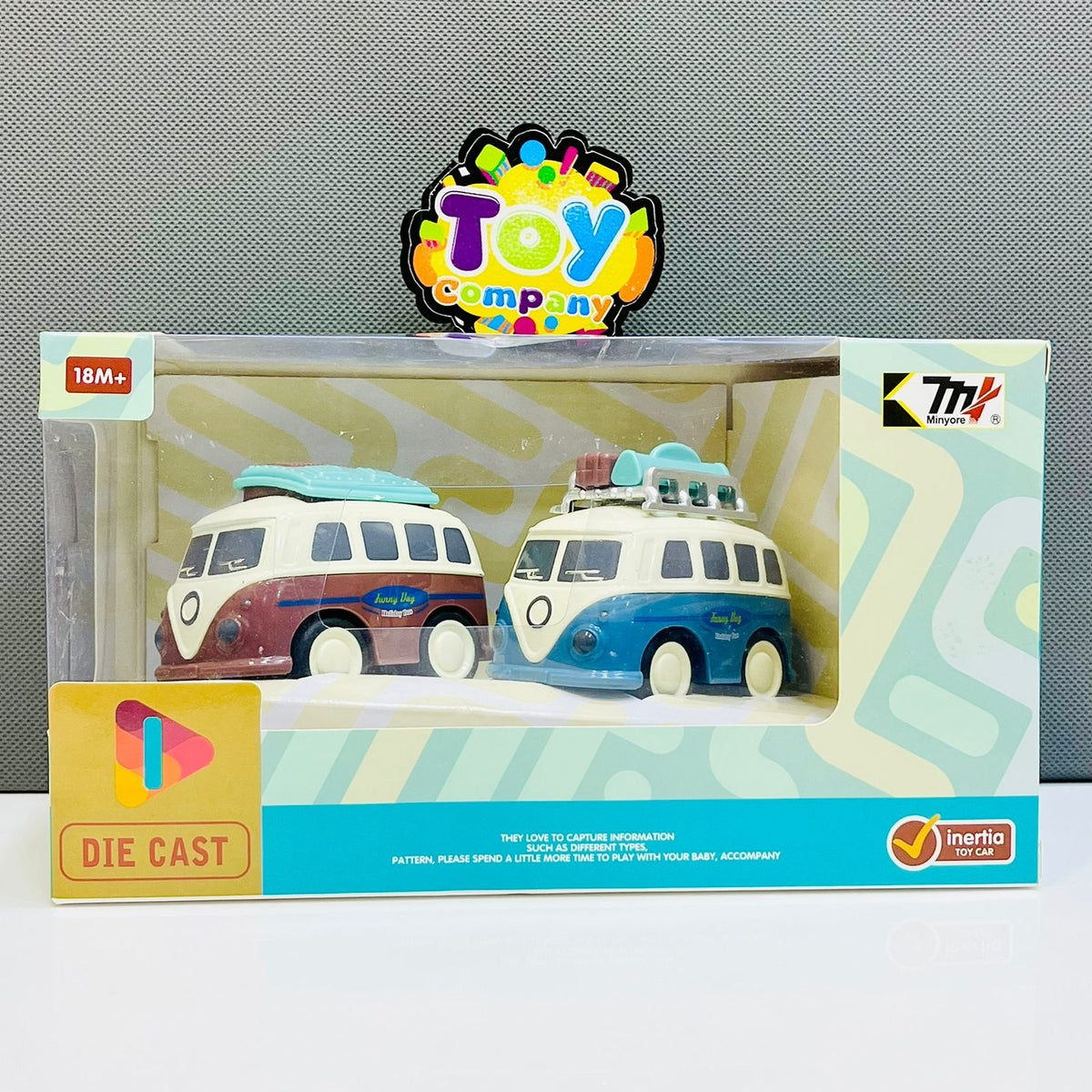 Alloy Inertial Power Holiday Bus-2Pcs