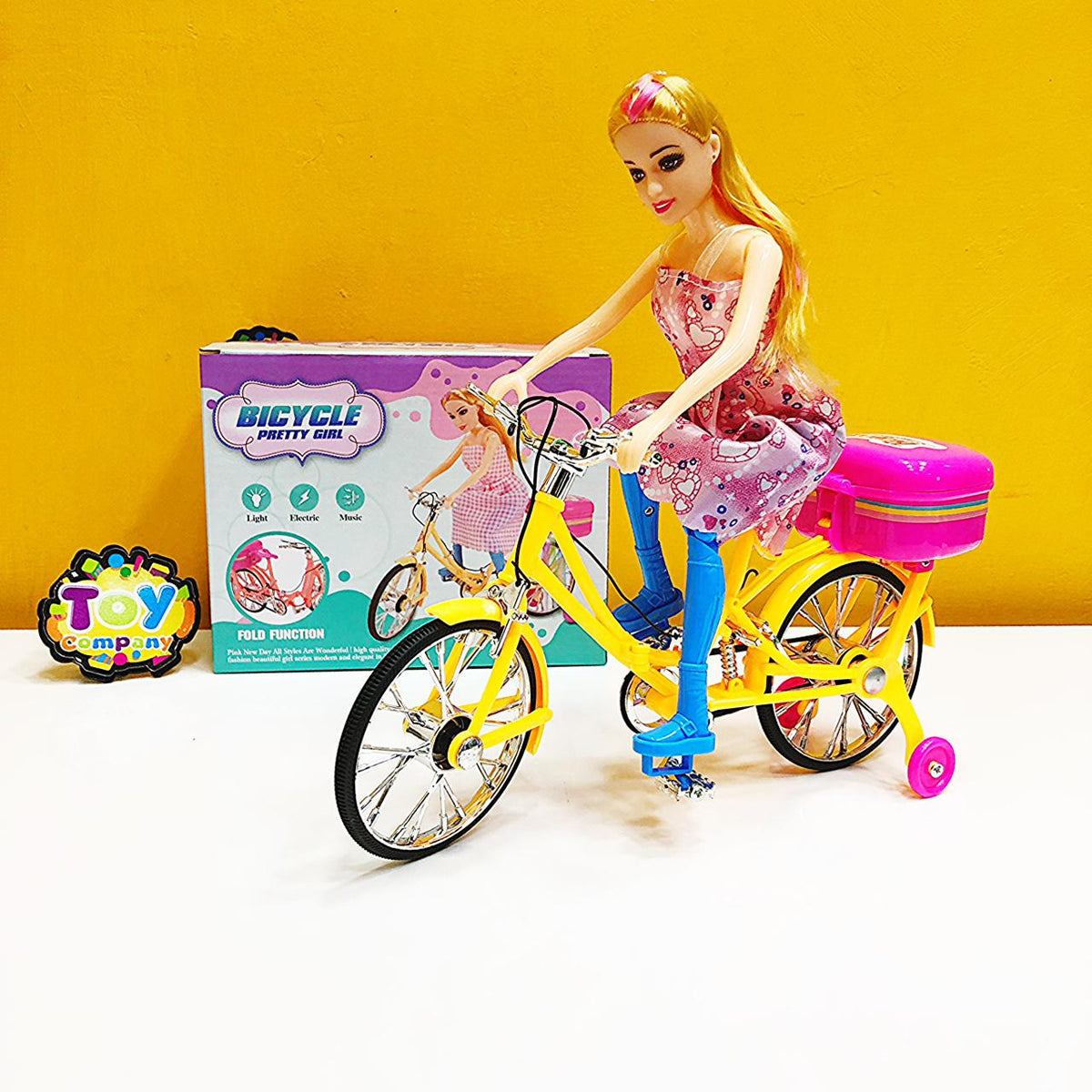 Electric Bicycle Pretty Girl With Light & Music