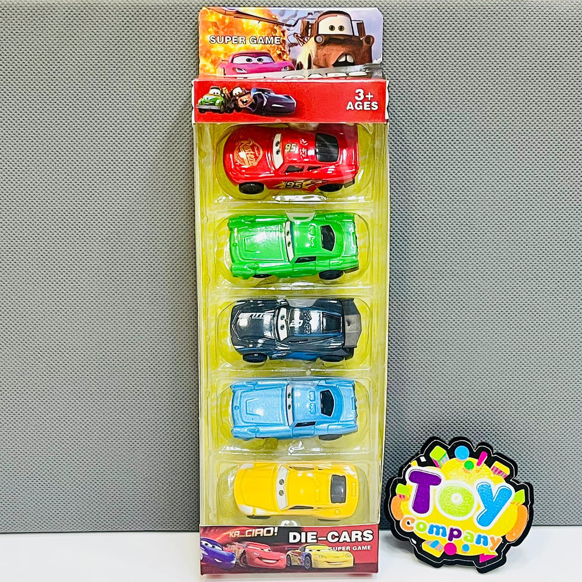 Diecast Inertial Power Cars- 5pcs