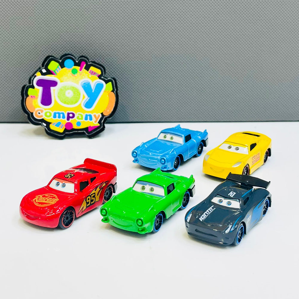 Diecast Inertial Power Cars- 5pcs