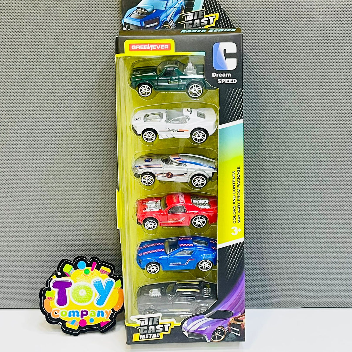 Diecast Inertial Power Cars- 6pcs