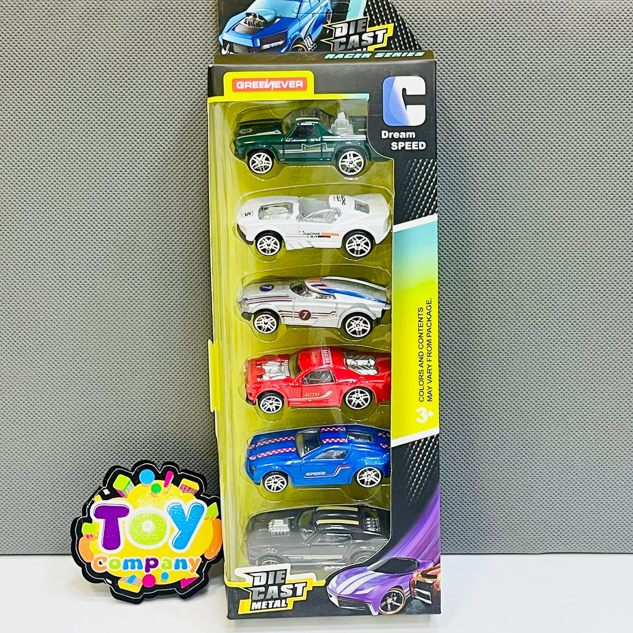 Diecast Inertial Power Cars- 6pcs