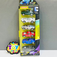 Diecast Inertial Power Cars- 6pcs