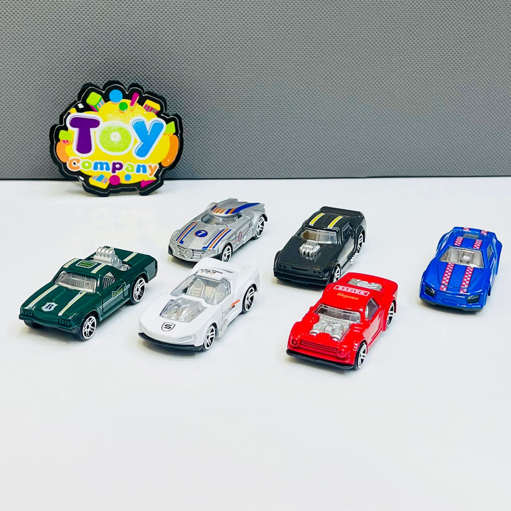 Diecast Inertial Power Cars- 6pcs