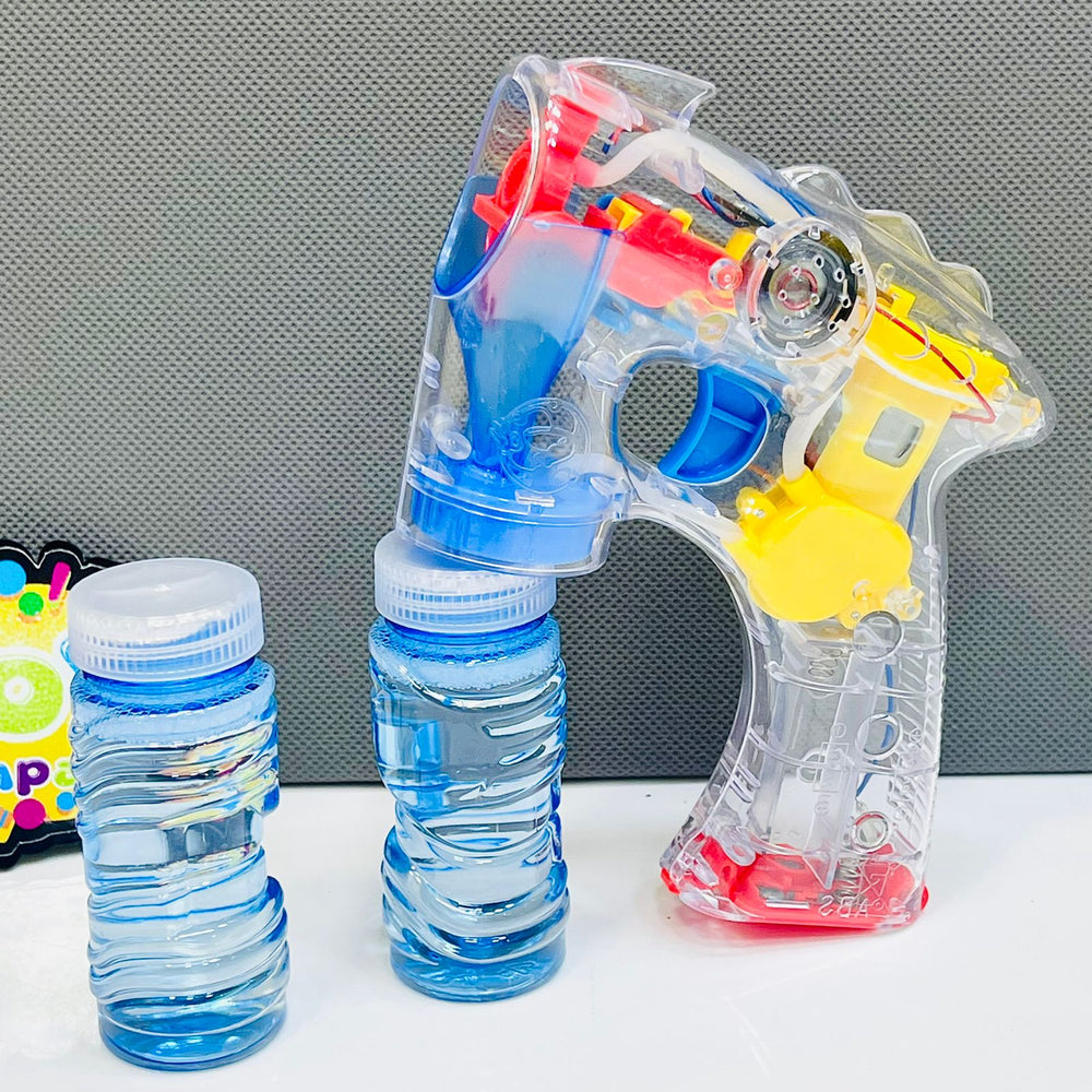 Transparent Bubble Gun With Lights