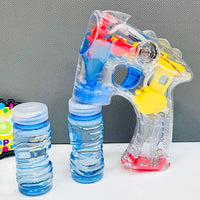 Transparent Bubble Gun With Lights