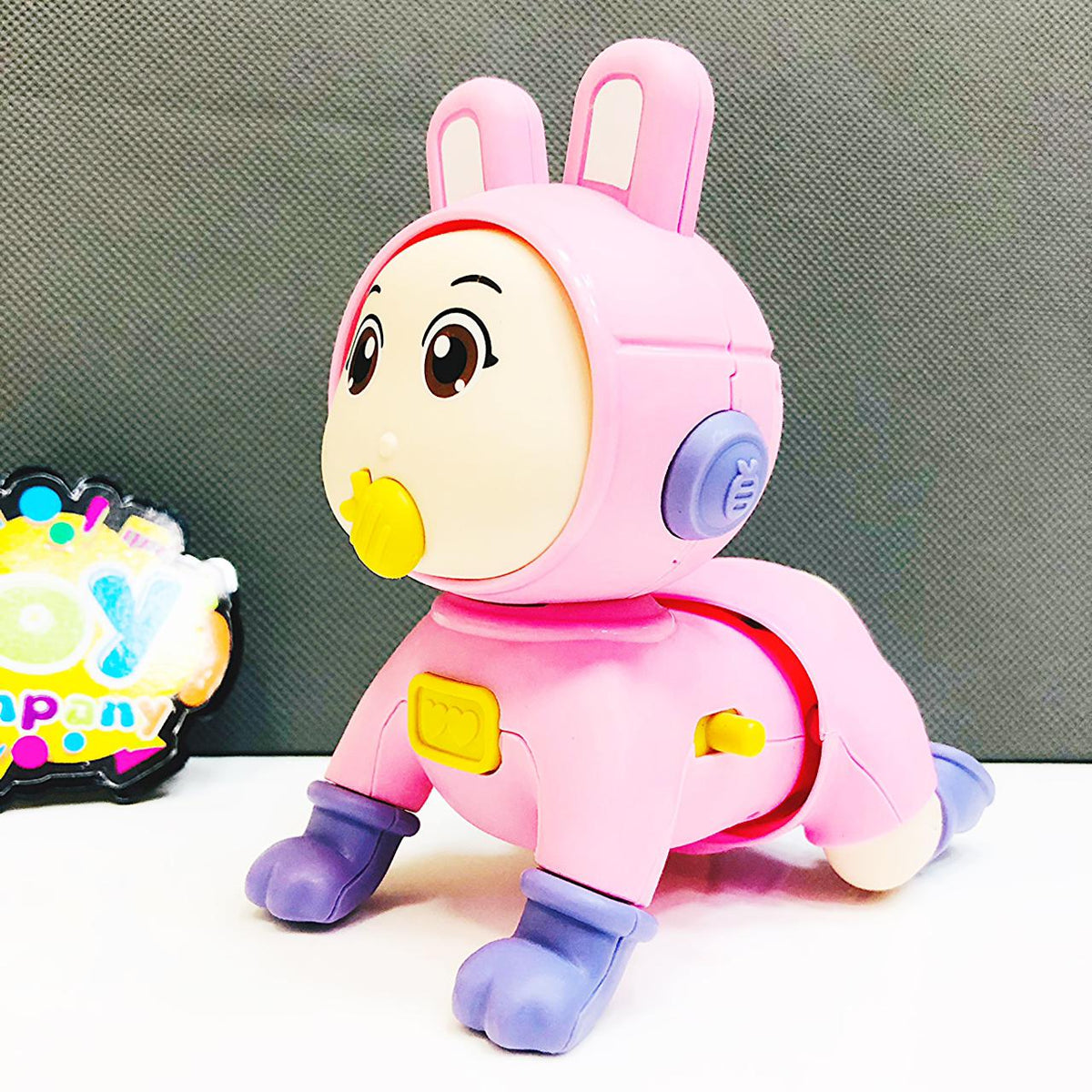 Cute Crawling Baby Toy With Soft Music