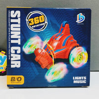 Battery Operated Light & Sound Stunt Car
