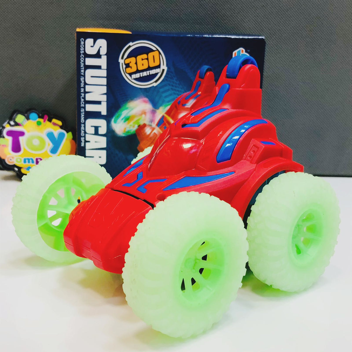Battery Operated Light & Sound Stunt Car