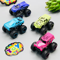 Hot Wheel Alloy Speed Launcher Car-Pack Of 4