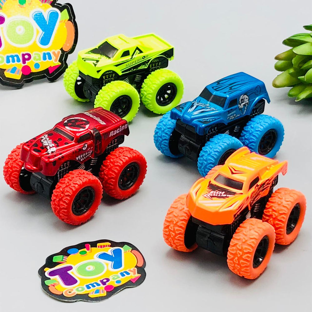 Hot Wheel Alloy Racing Car-Pack Of 4