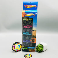 Hot Wheel Alloy Speed Launcher Car-Pack Of 4