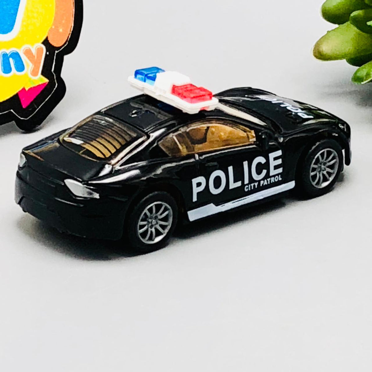 1:55 Diecast Pullback Police Car