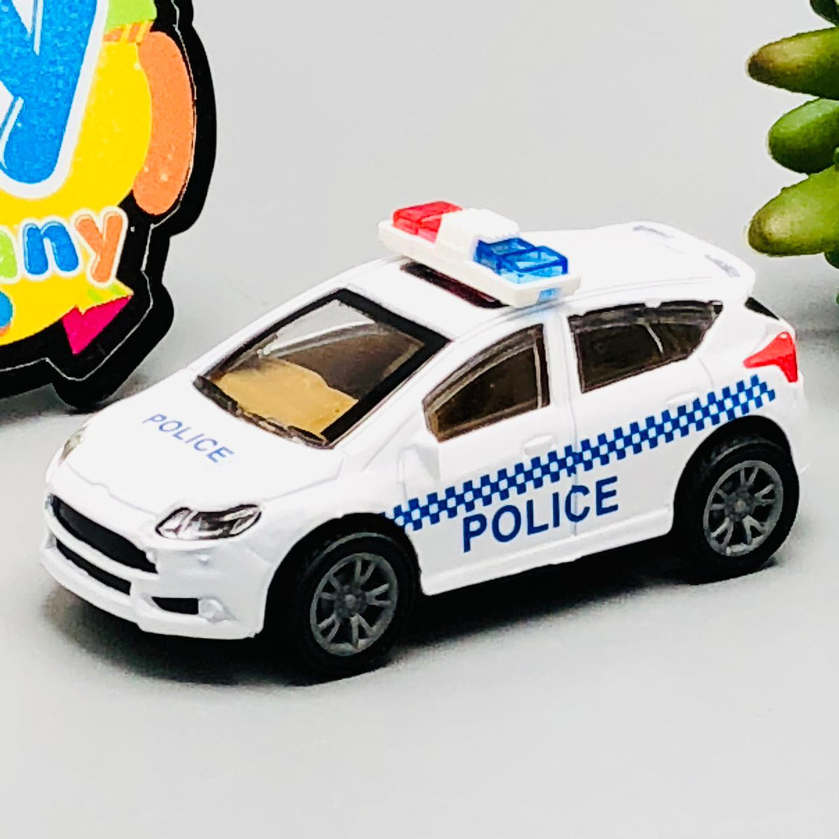 1:55 Diecast Pullback Police Car