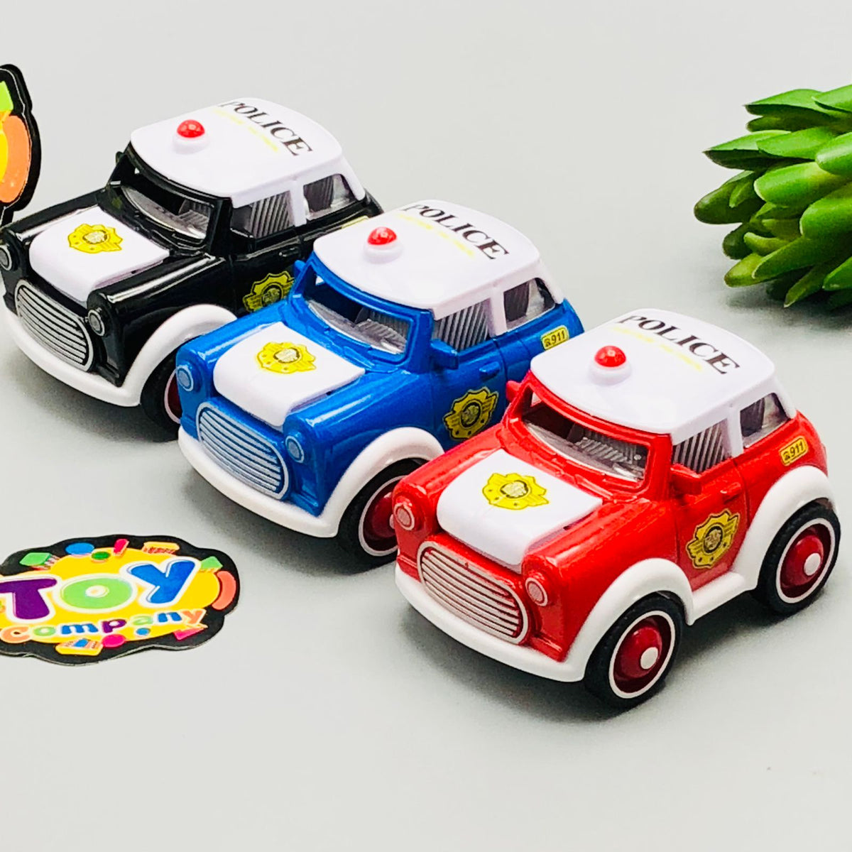Diecast Friction Power Police Justice Car