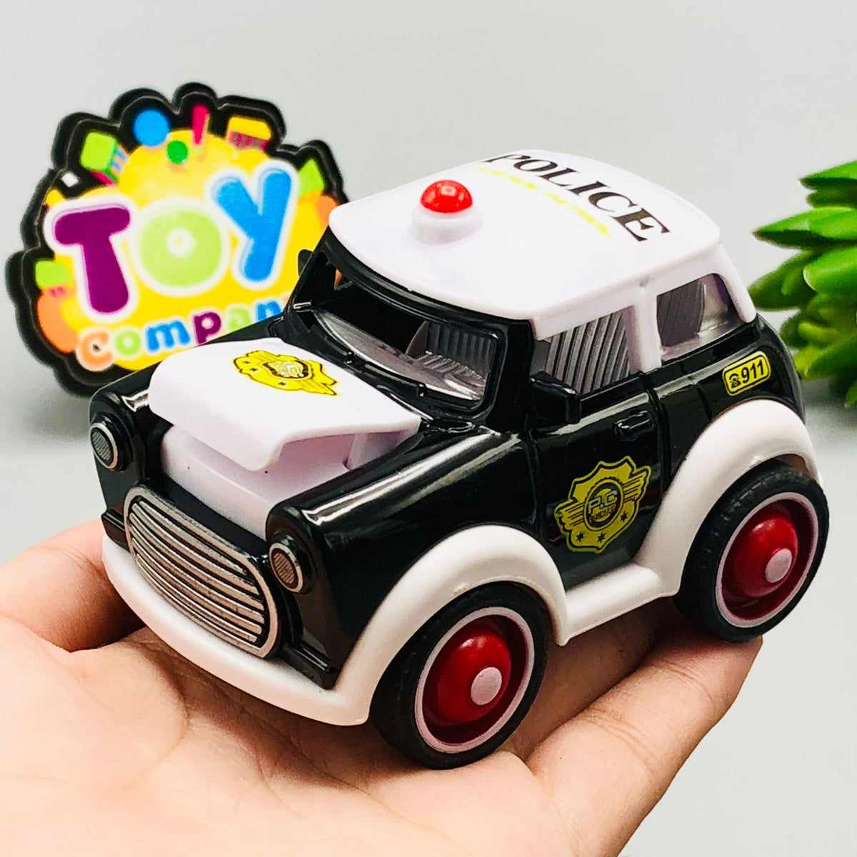 Diecast Friction Power Police Justice Car