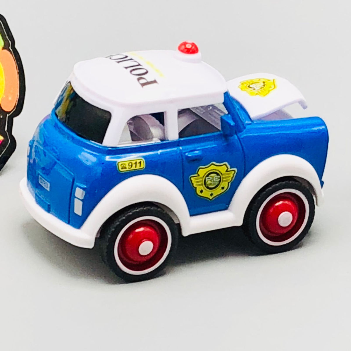Diecast Friction Power Police Justice Car