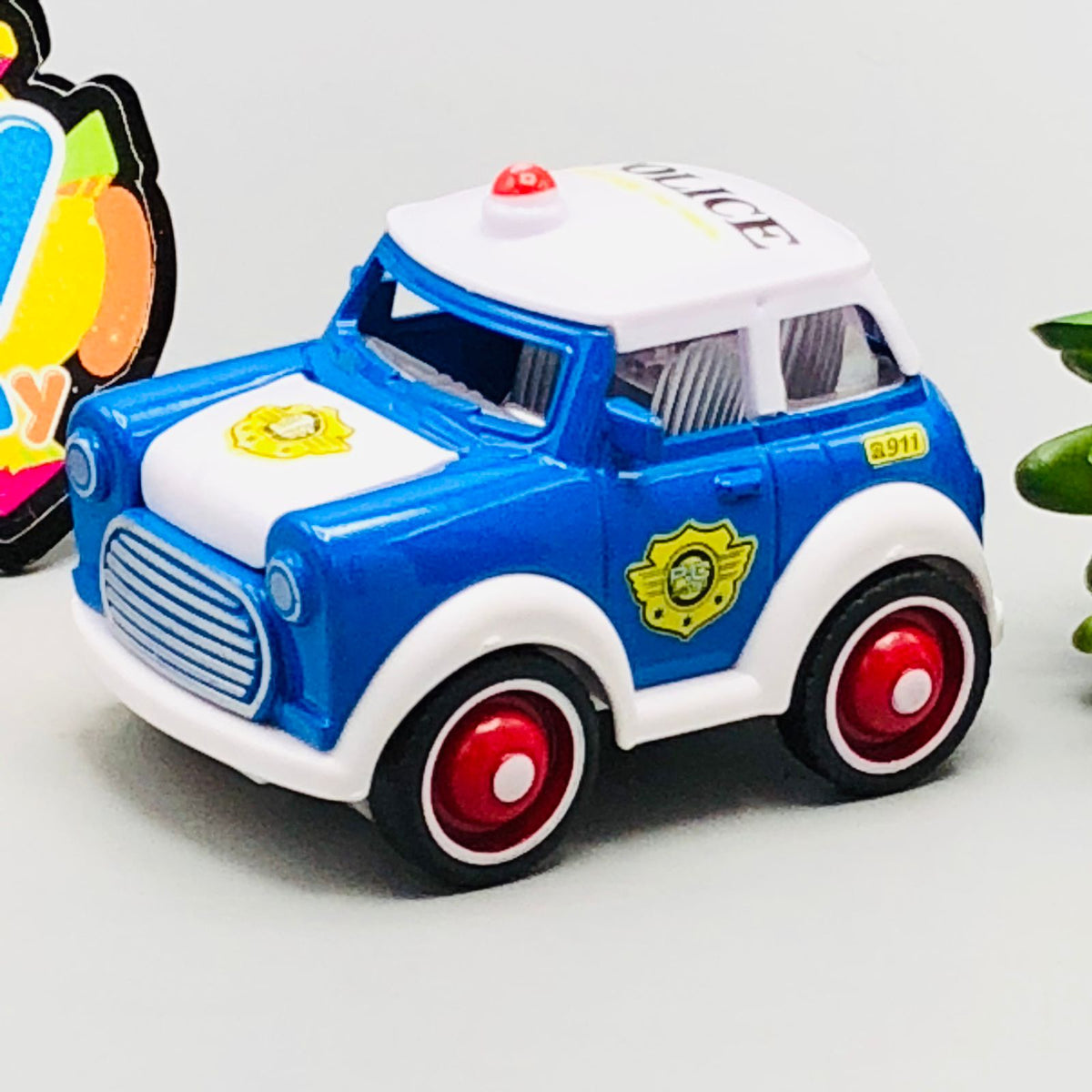 Diecast Friction Power Police Justice Car