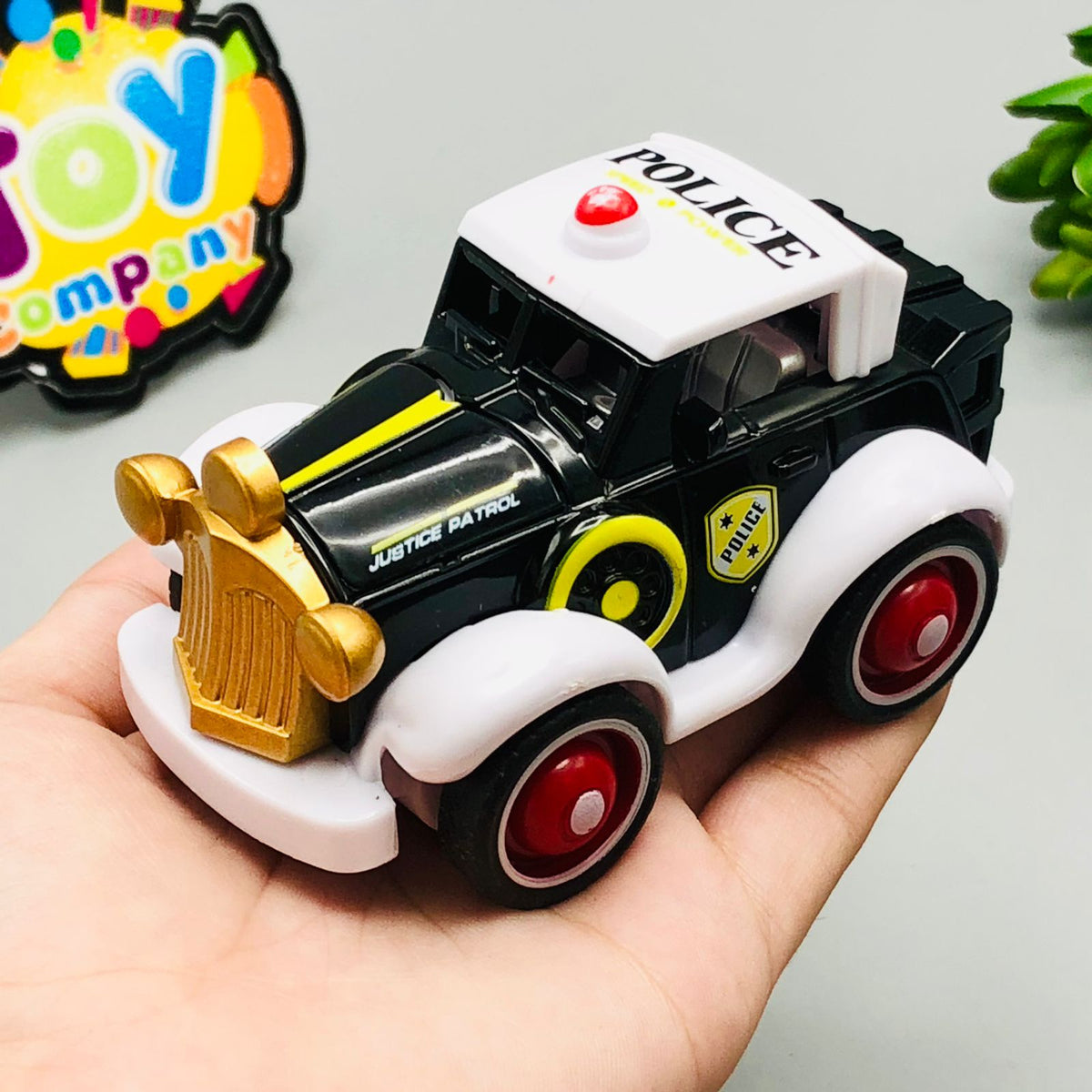 Diecast Inertial Power Disney Police Car