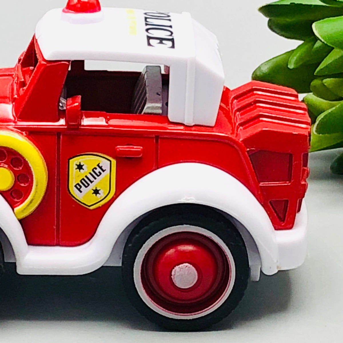 Diecast Inertial Power Disney Police Car