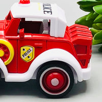 Diecast Inertial Power Disney Police Car