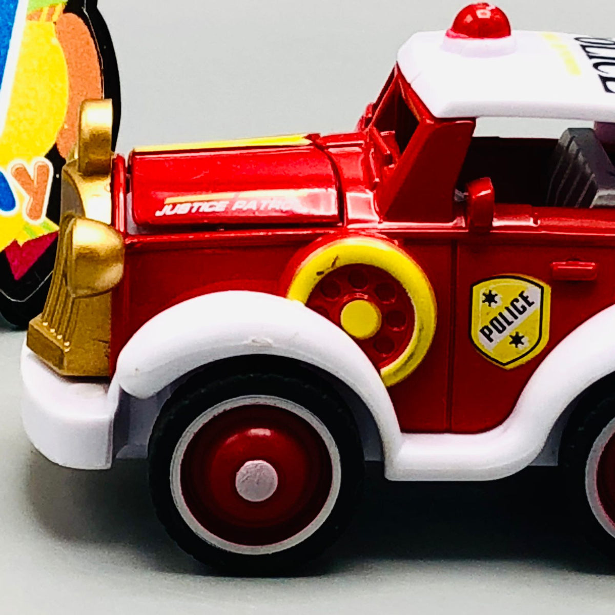 Diecast Inertial Power Disney Police Car